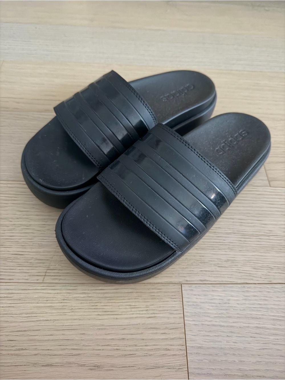 adidas Women's Adilette Platform Slide Sandals